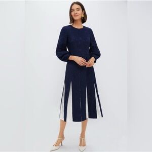 NEW Tuckernuck Navy Lace Cristiana Dress Large